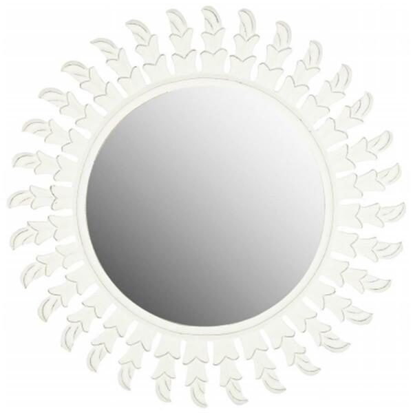 Safavieh Inca Sun Mirror- White - 32 x 1 x 32 in. MIR5008D